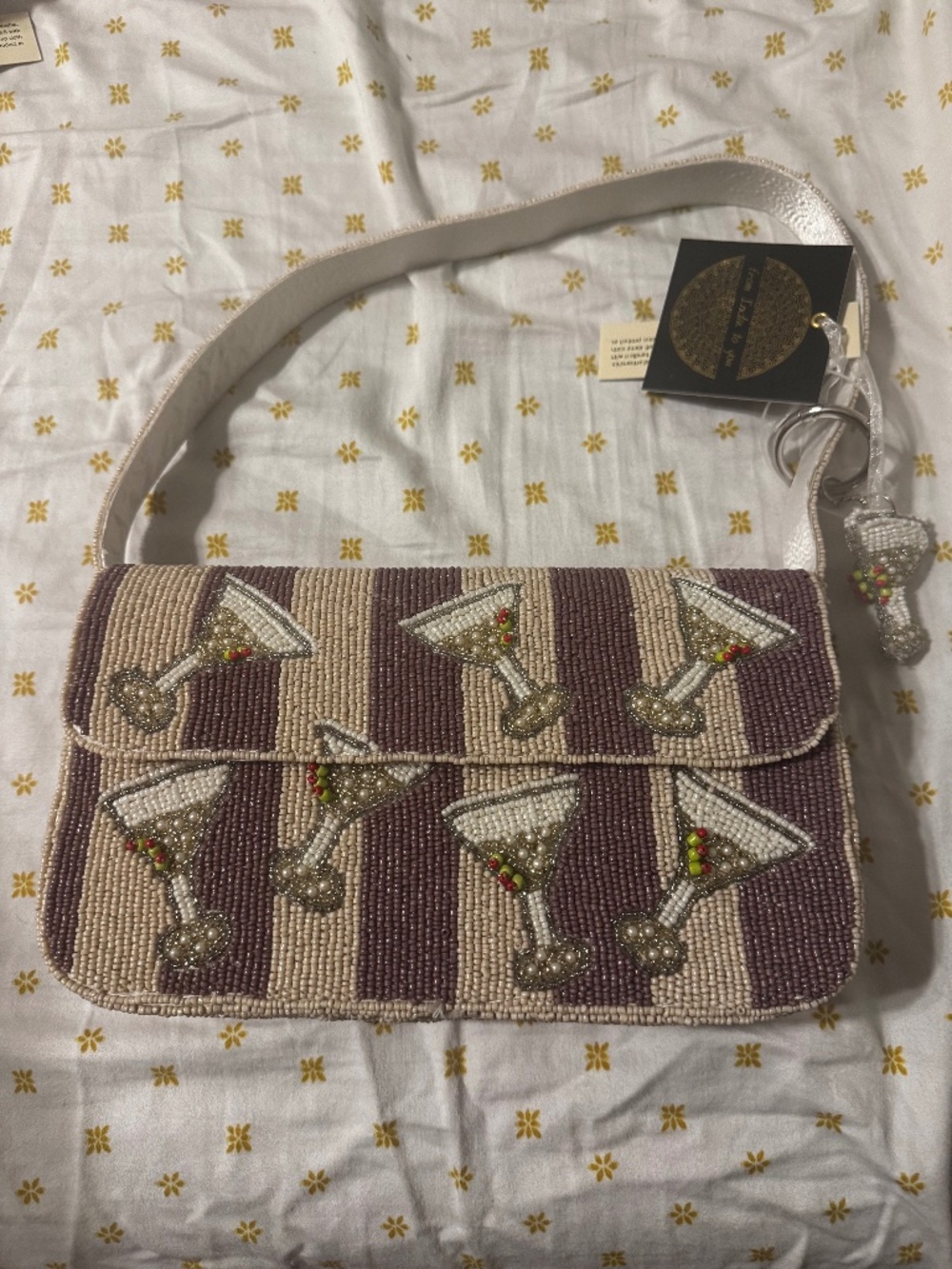Martini beaded bag